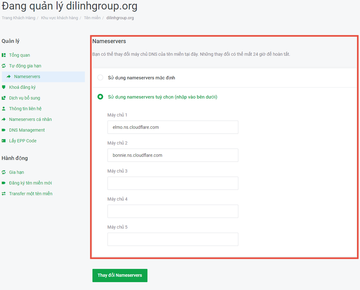 Hướng dẫn quản lý DNS tại TinoHost 4