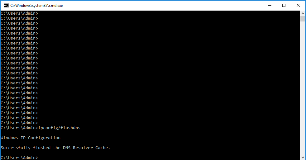 Hướng dẫn xóa Cache DNS trên máy tính Windown 2