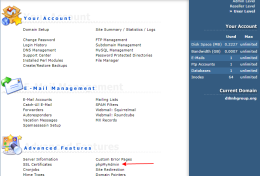 Tạo Database và truy cập phpMyAdmin trên Direct Admin Control Panel