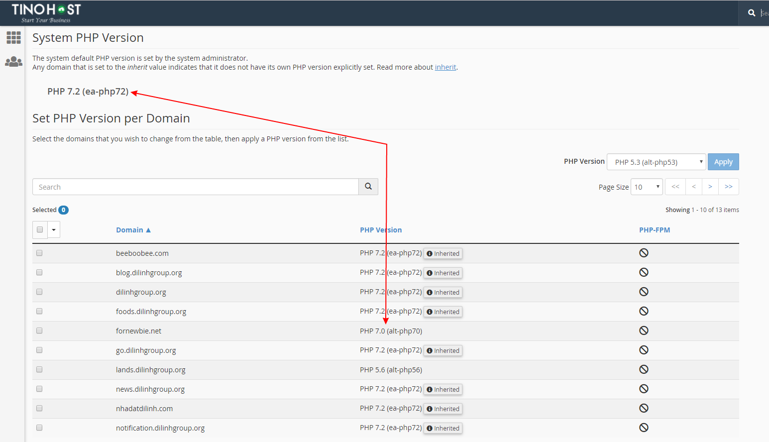 [cPanel] - Hướng dẫn cấu hình sử dụng nhiều phiên bản PHP trên cùng Hosting 4