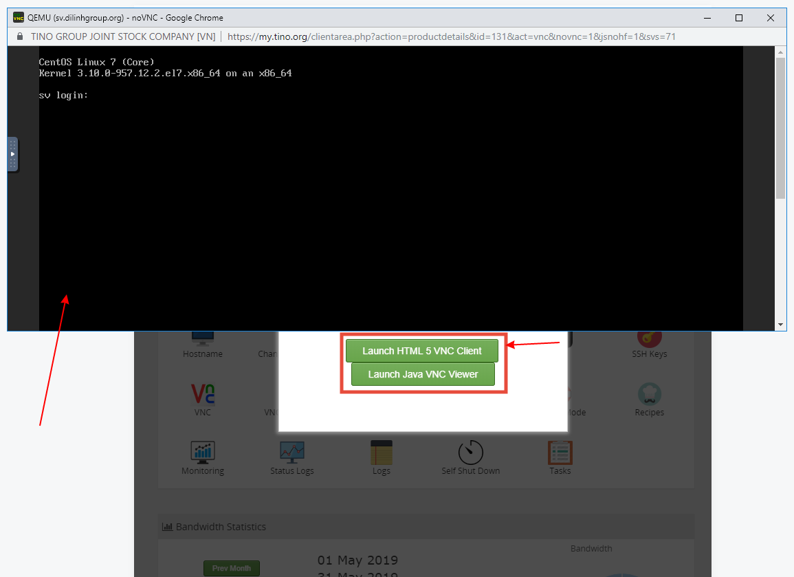 Hướng dẫn kết nối VPS với VNC 2