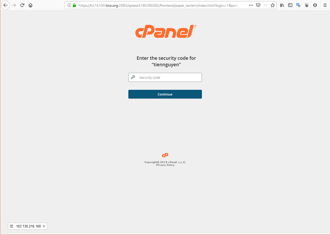 [cPanel] - Hướng dẫn bật xác minh 2 bước trên Hosting cPanel 8