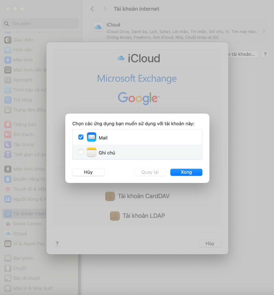 Hướng dẫn cấu hình email doanh nghiệp trên phần mềm Mail trên MacOS 14 Thiết lập email doanh nghiệp trên ứng dụng Mail (MacOS)