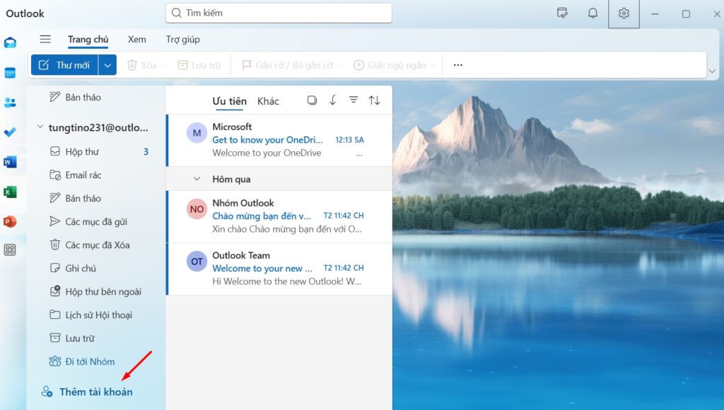 Hướng dẫn thiết lập tài khoản Mail lên Outlook 8 Hướng dẫn thiết lập tài khoản Mail lên Outlook 1