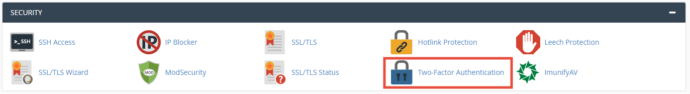 [cPanel] - Cấu hình xác thực 2 bước trong cPanel 1