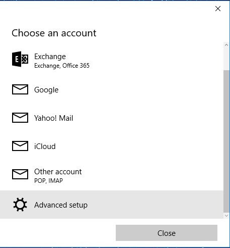 Hướng dẫn cấu hình Email doanh nghiệp trên phần mềm Email trên Windows 10 9 Cấu hình thủ công