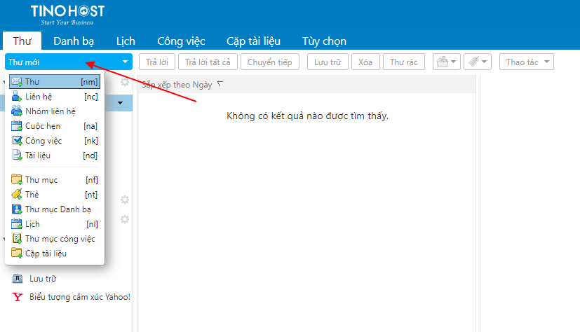 [Zimbra] Hướng dẫn soạn mail trên trang quản lý Email. 2