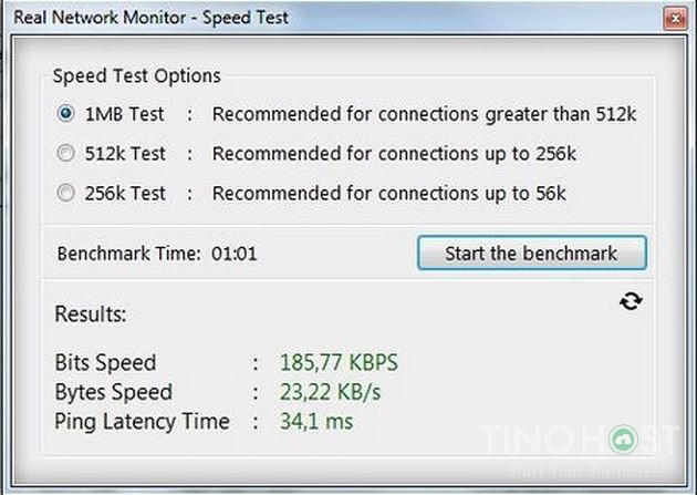 Top 5 phần mềm đo tốc độ Internet cho máy tính năm 2024 2 Phần mềm kiểm tra tốc độ mạng Real Network Monitor