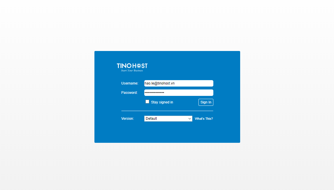[Zimbra] Hướng dẫn soạn mail trên trang quản lý Email. 1