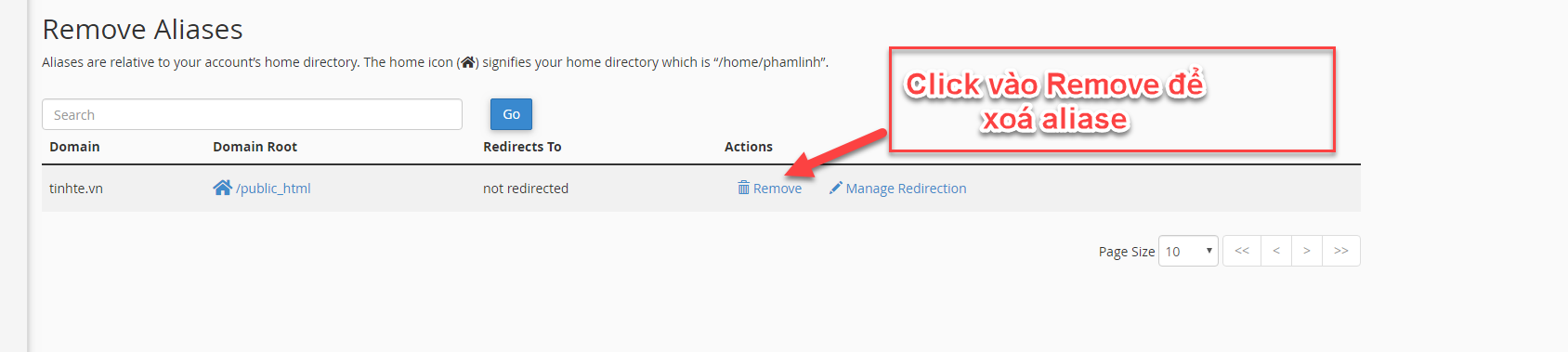 [cPanel] - Cách thêm Alias Domain (Tên miền ánh xạ) trên hosting cpanel thuộc TinoHost 1