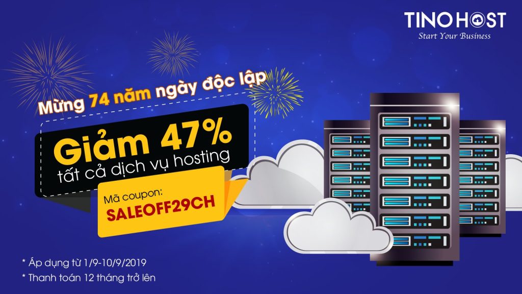 TinoHost giảm giá cực mạnh, lên đến 92% mừng Quốc khánh 2/9 1 TinoHost giảm giá cực mạnh, lên đến 92% mừng Quốc khánh 2/9 1