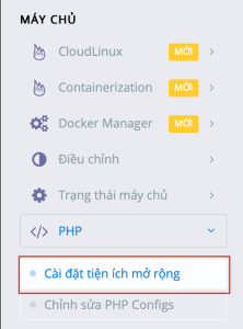 Cài đặt và gỡ bỏ các PHP extention trên CyberPanel 1
