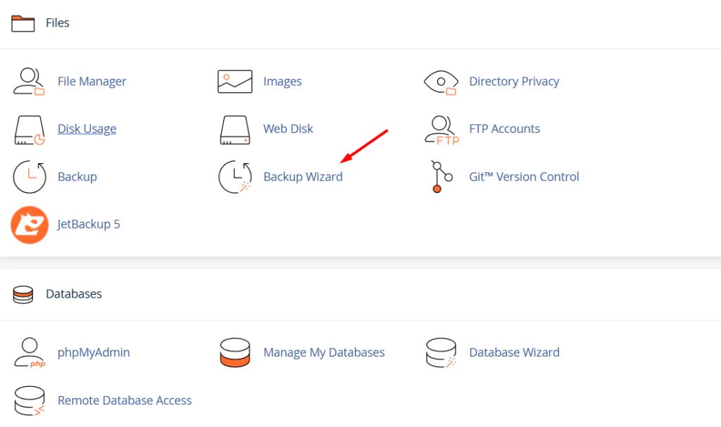 Hướng dẫn tạo backup và tải full backup toàn bộ hosting trên cPanel tại Tino 2 Các bước tạo Full Backup bằng Backup Wizard