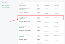 [Client] Hướng dẫn nâng cấp dịch vụ Cloud Hosting tại TinoHost.