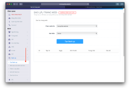 Backup/Restore tài khoản với CyberPanel