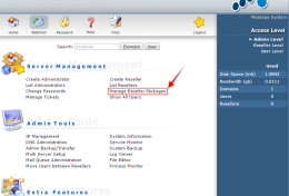 Hướng dẫn tạo tài khoản Reseller trên Direct Admin