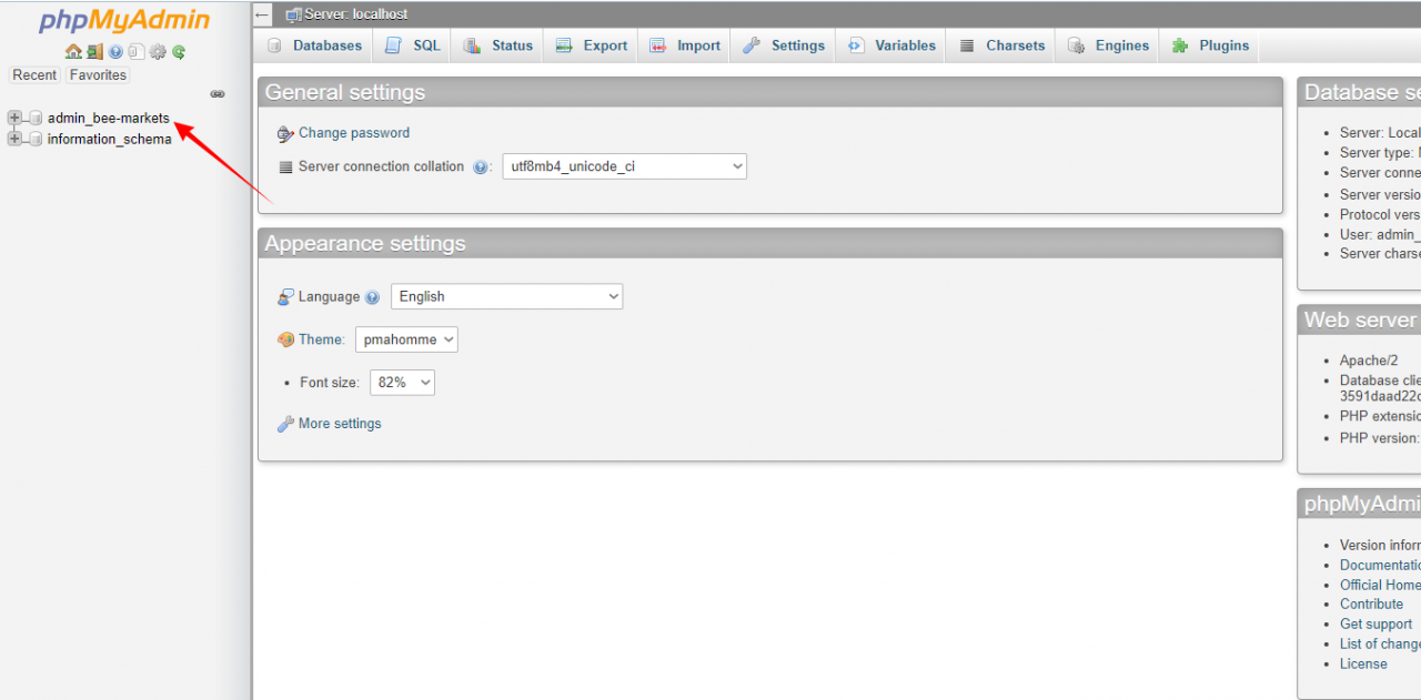 Cách import database bằng phpMyAdmin trên Direct Admin 4