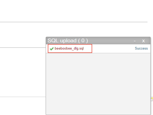 Cách import database bằng phpMyAdmin trên Direct Admin 6