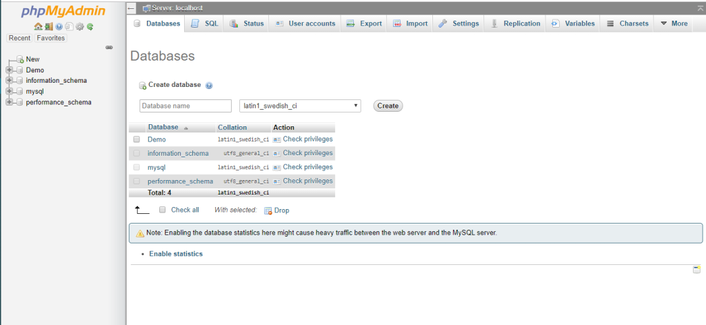 Quản lý cơ sở dữ liệu với phpMyAdmin 6