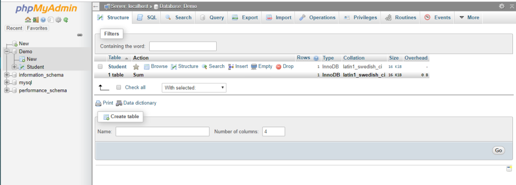 Quản lý cơ sở dữ liệu với phpMyAdmin 7