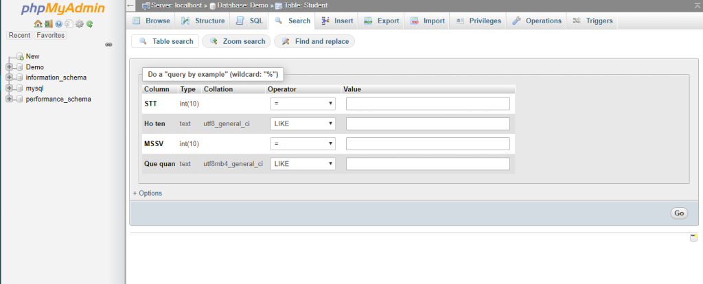 Quản lý cơ sở dữ liệu với phpMyAdmin 10