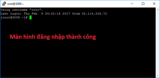 Hướng dẫn sử dụng PuTTY