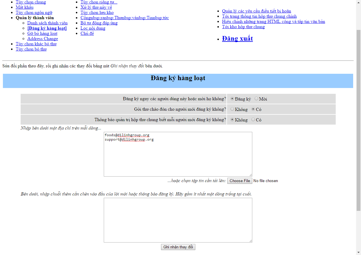 [cPanel] - Mailing Lists 12