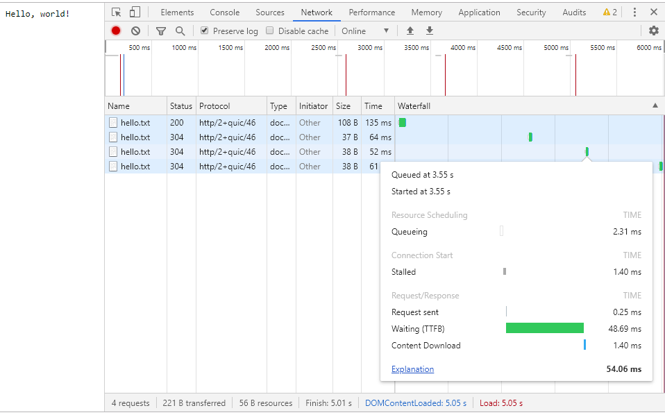 BBR Control trong QUIC và HTTP/3 2
