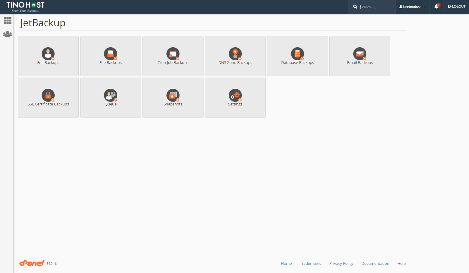 [cPanel] - Truy cập trình quản lý JetBackup 2