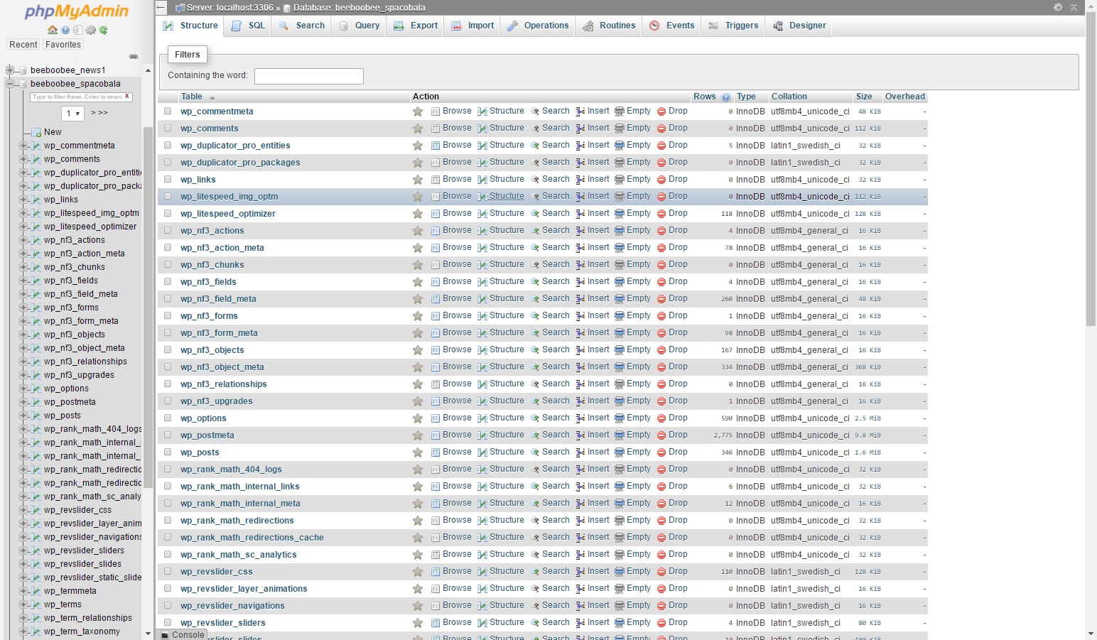 [cPanel] - Truy cập bảng điều khiển phpMyAdmin 3