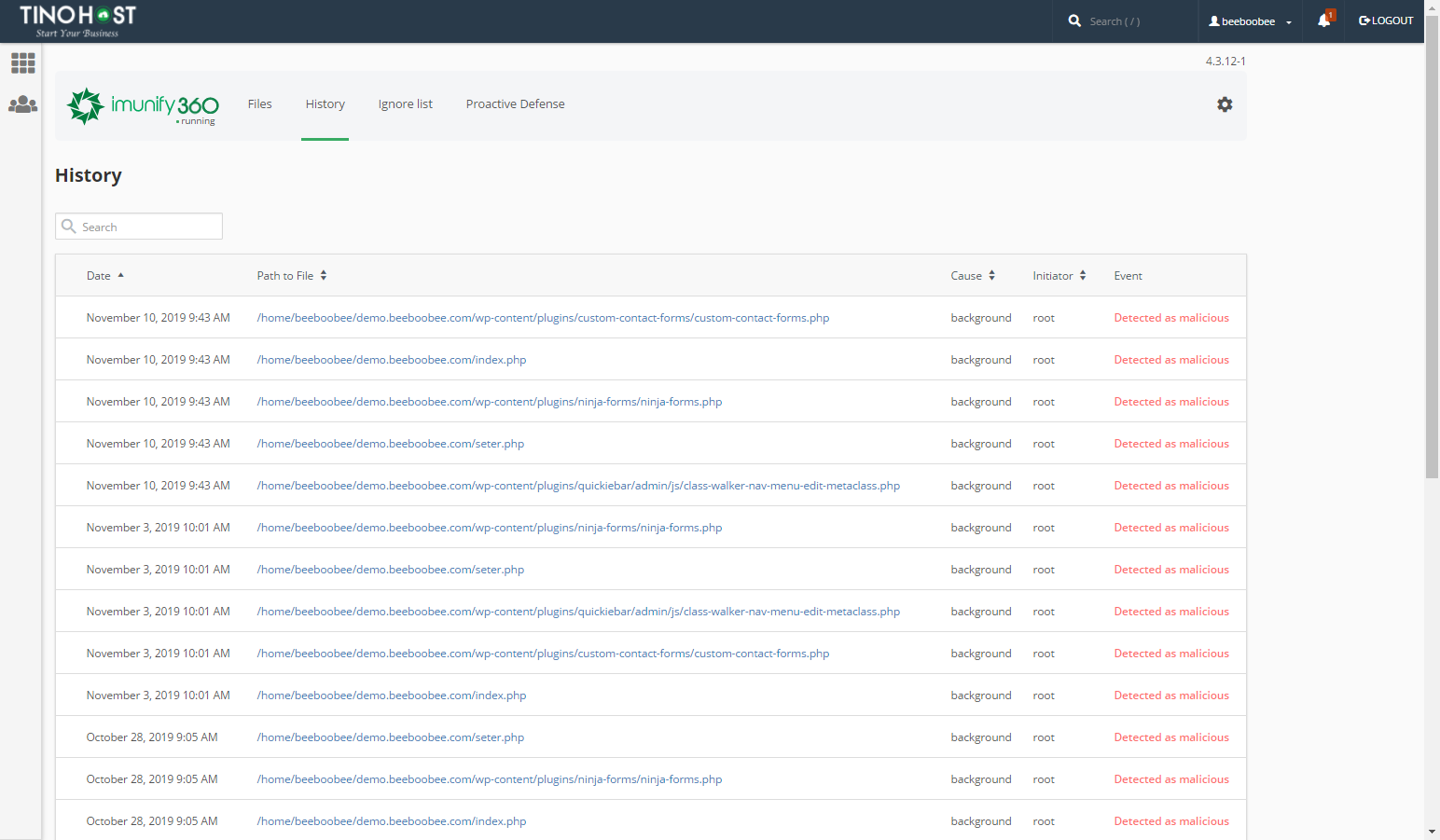 [cPanel] - Kiểm tra mã độc hoặc các vấn đề liên quan đến dữ liệu với Imunify360 3