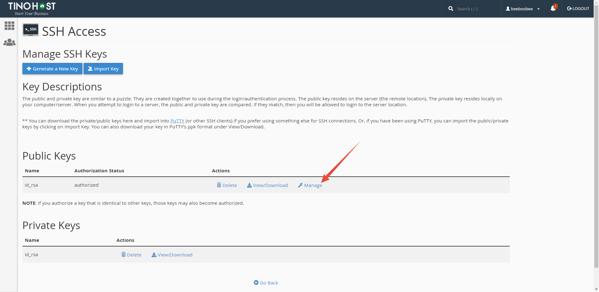 [cPanel] - Sử dụng Shell Access để truy cập với Terminal. 6