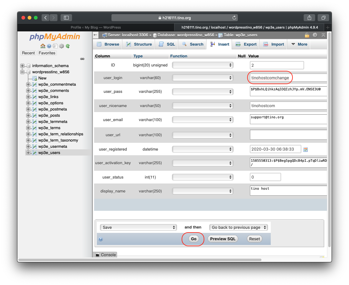 Cách thay đổi tên USER WordPress (thủ công hoặc bằng plugin) 6 Cách thay đổi tên USER WordPress (thủ công hoặc bằng plugin) 6