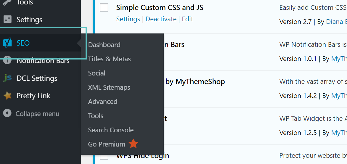 cài đặt plugin wordpress