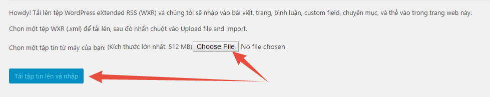 Cách xuất và nhập trang web WordPress tự lưu trữ (Wordpress.org) 3
