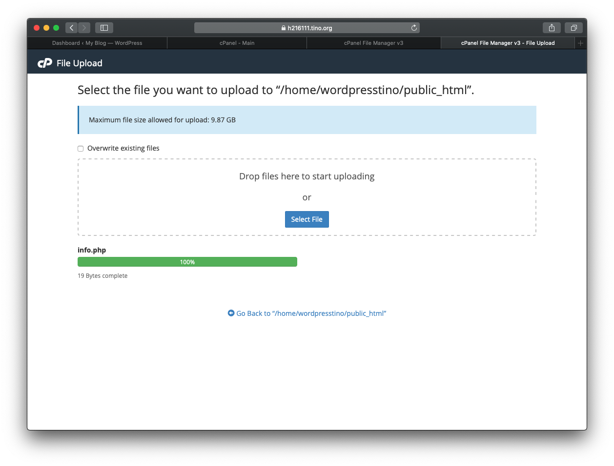 Cách tạo trang phpinfo trên hosting 2 Cách tạo trang phpinfo trên hosting 2