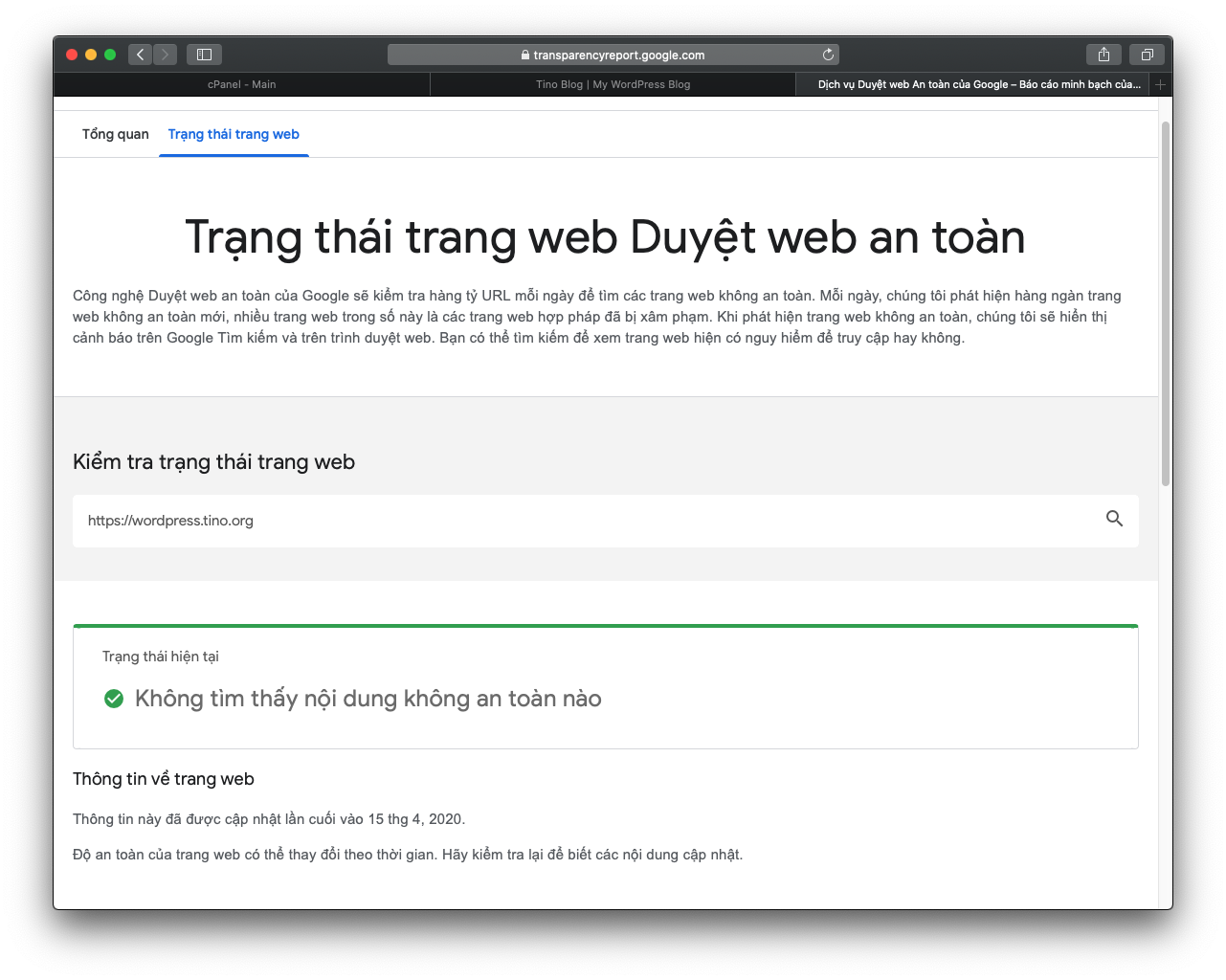 Hướng dẫn sửa lỗi “The site ahead contains malware” trên WordPress 2 Hướng dẫn sửa lỗi “The site ahead contains malware” trên WordPress 2