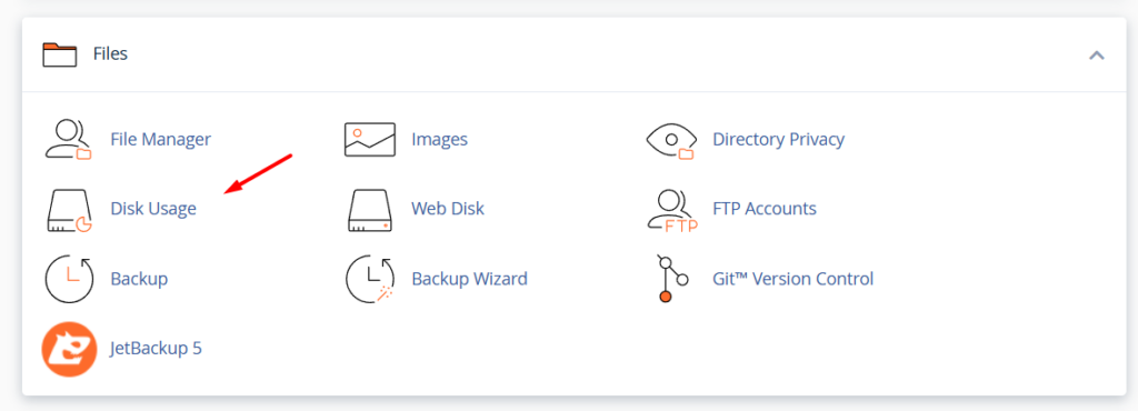 Kiểm tra file dung lượng lớn trên Hosting cPanel bằng cách nào? 3 Kiểm tra các thư mục có chiếm nhiều dung lượng nhất