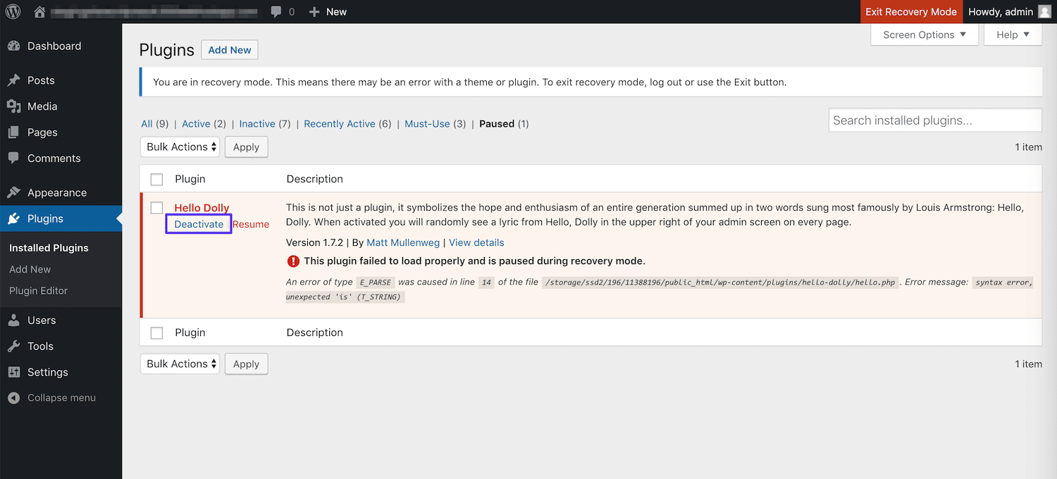 Khắc phục lỗi WordPress "The site is experiencing technical difficulties" 8 Khắc phục lỗi WordPress "The site is experiencing technical difficulties" 8