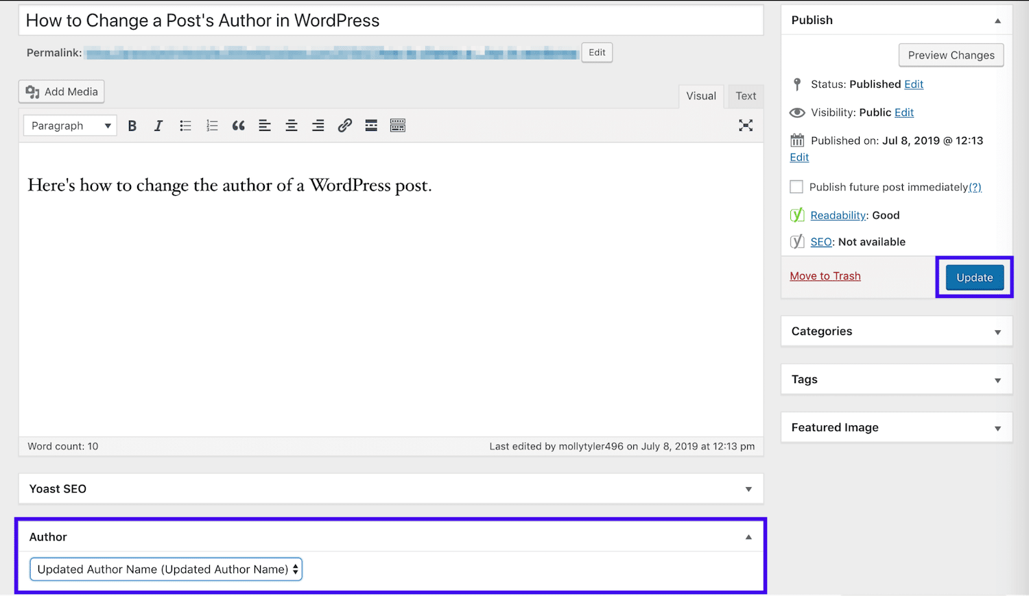 5 cách thay đổi tác giả trong WordPress 5 cách thay đổi tác giả trong WordPress