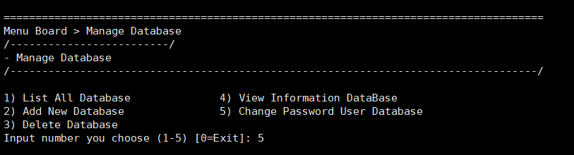 Change Password User Database - Thay đổi password user database 2