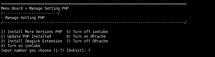 Turn off OPcache - Tắt OPcache Extension php trên TinoScript 2