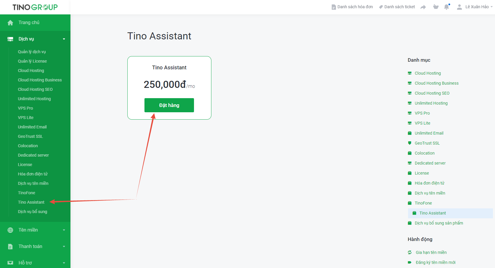 Hướng dẫn cài đặt và sử dụng Tino Assistant 1