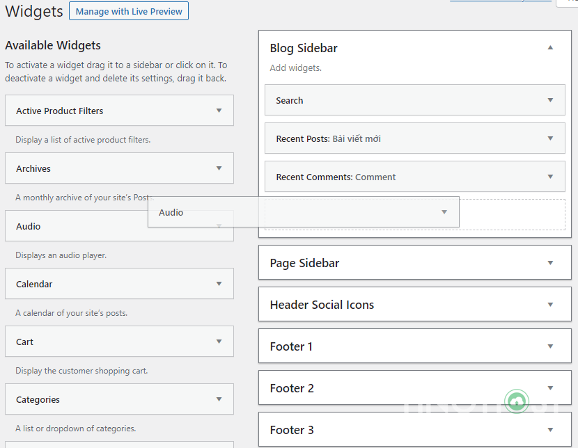 Widget WordPress là gì? Hướng dẫn toàn tập về Widget 2024 6 Widget-WordPress-la-gi