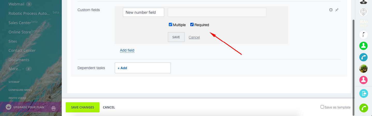 Custom fields (Trường tuỳ chỉnh cho tác vụ) 2 Custom fields (Trường tuỳ chỉnh cho tác vụ) 2