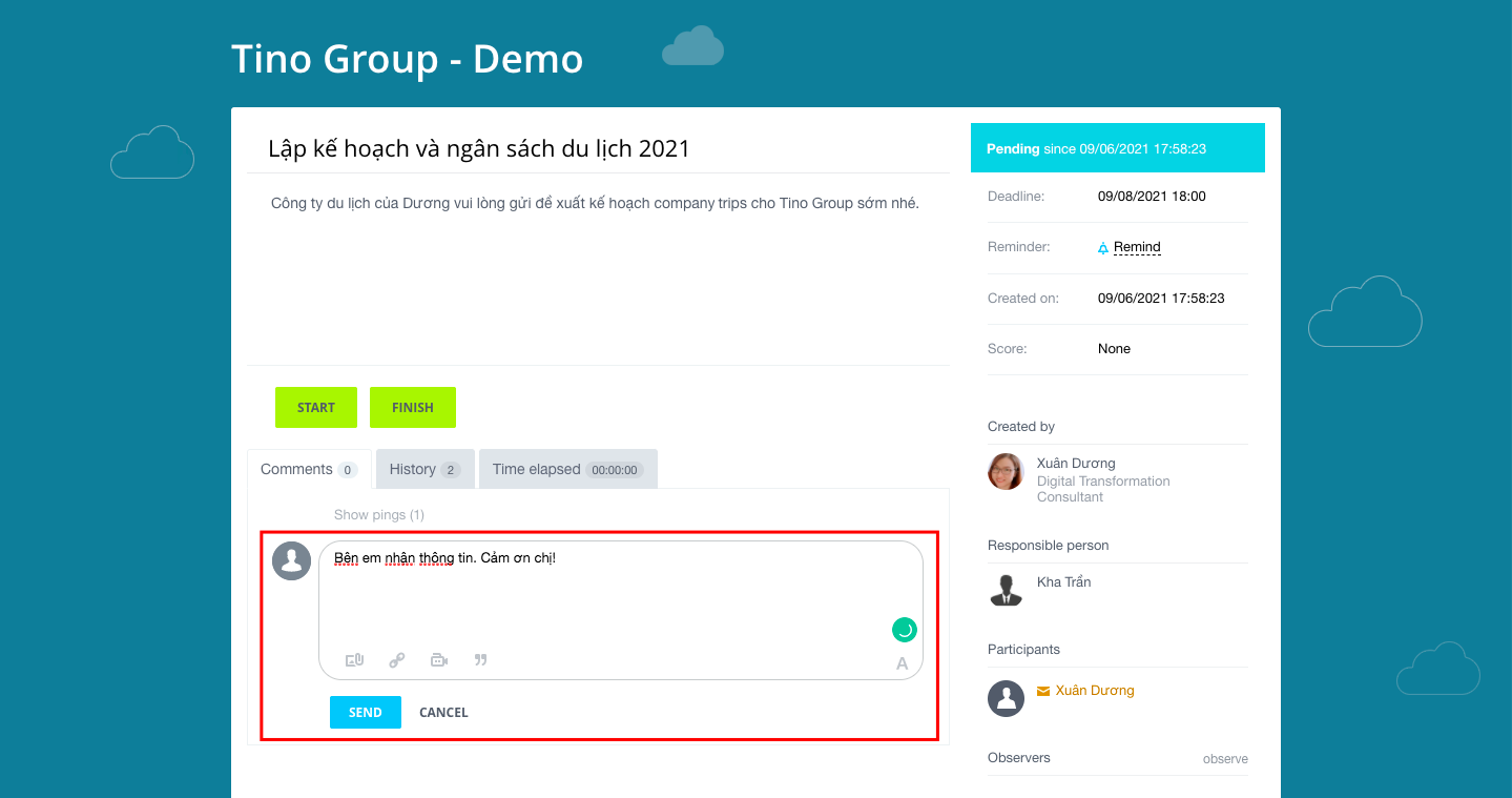 Gửi tác vụ qua email cho người dùng bên ngoài 4 Gửi tác vụ qua email cho người dùng bên ngoài 4