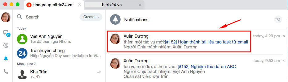 Tạo bài đăng trong bản tin và tác vụ từ email 4