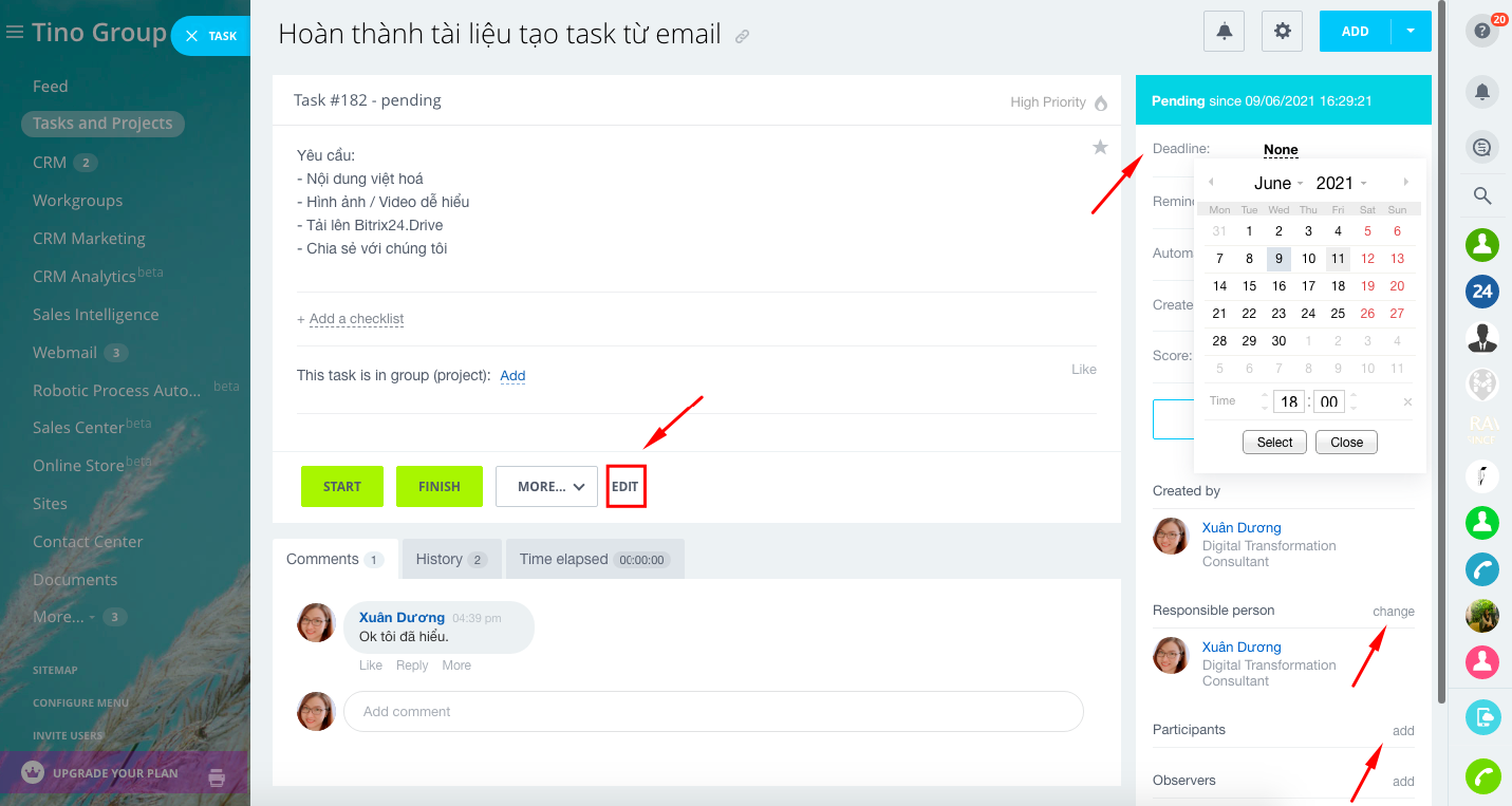Tạo bài đăng trong bản tin và tác vụ từ email 5 Tạo bài đăng trong bản tin và tác vụ từ email 5