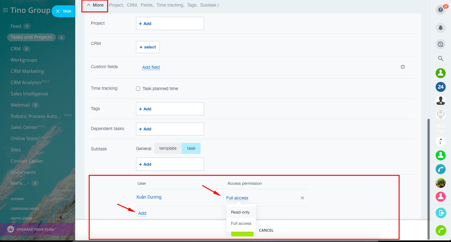 Task template (tác vụ mẫu) 7 Task template (tác vụ mẫu) 7