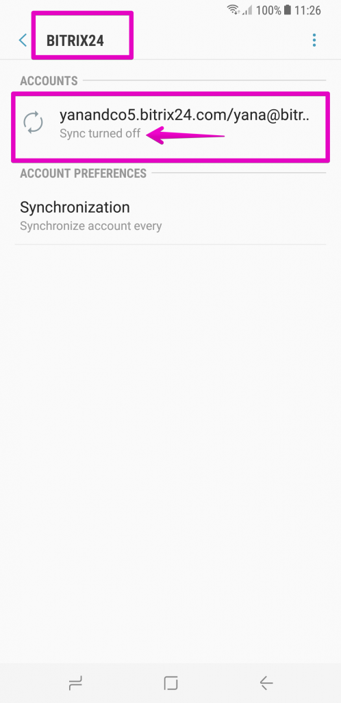 [Employees] Đồng bộ hóa người dùng Bitrix24 với thiết bị Android 5